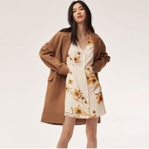 Aritzia Wilfred Floral Nazaire Dress